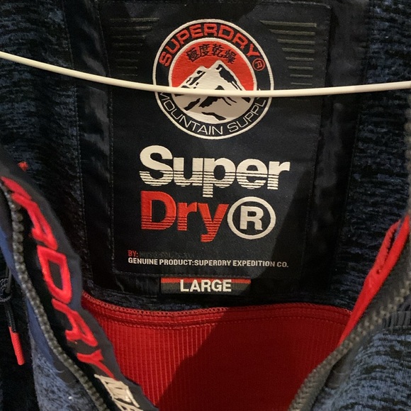 Superdry Mountain Zip Hoodie Men’s Large - Picture 3 of 4